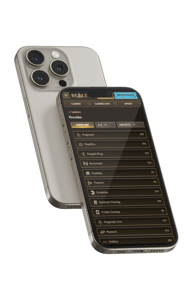 Provider di Realz Casino